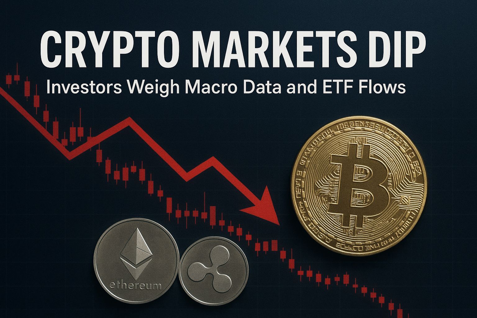 Crypto Markets Dip as Investors Weigh Macro Data and ETF Flows