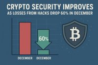 Crypto Security Improves as Losses from Hacks Drop 60% in December