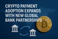 Crypto payment adoption expands with new global bank partnerships