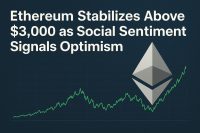 Ethereum Stabilizes Above $3,000 as Social Sentiment Signals Optimism