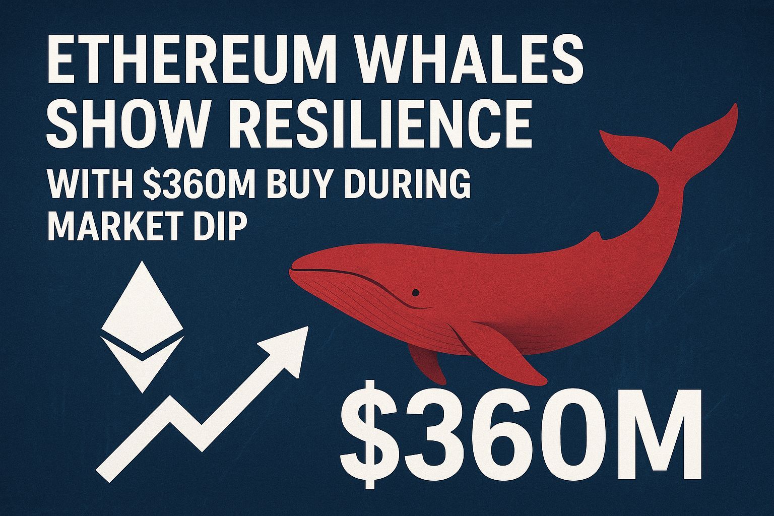 Ethereum Whales Show Resilience With $360M Buy During Market Dip