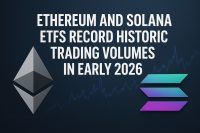 Ethereum and Solana ETFs Record Historic Trading Volumes in Early 2026