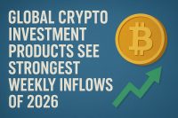 Global crypto investment products see strongest weekly inflows of 2026
