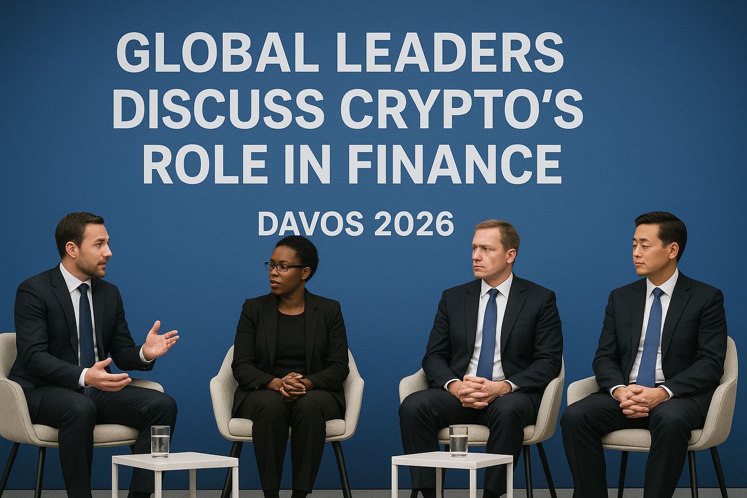 Global leaders discuss crypto’s role in finance at Davos 2026
