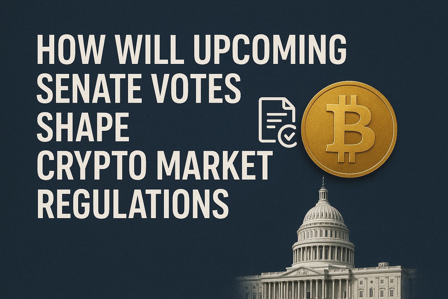How Will Upcoming Senate Votes Shape Crypto Market Regulations?