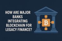 How are major banks integrating blockchain for legacy finance?