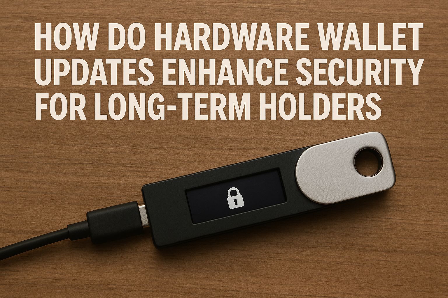 How do hardware wallet updates enhance security for long-term holders?