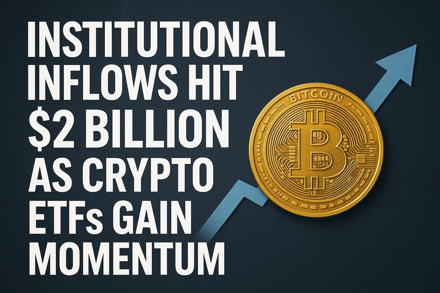Institutional Inflows Hit $2 Billion as Crypto ETFs Gain Momentum