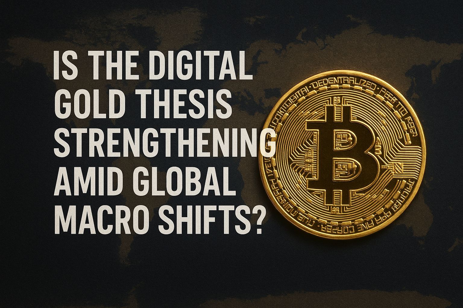 Is the Digital Gold Thesis Strengthening Amid Global Macro Shifts?
