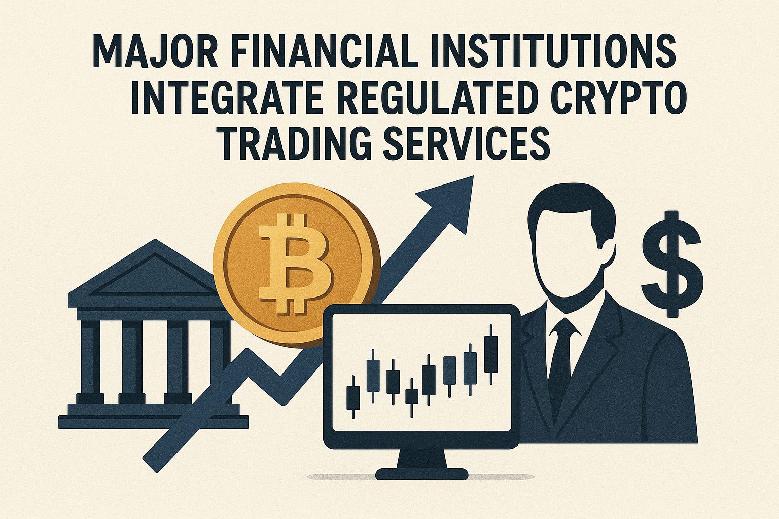 Major Financial Institutions Integrate Regulated Crypto Trading Services