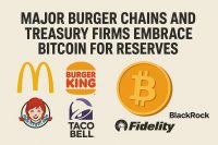 Major burger chains and treasury firms embrace Bitcoin for reserves