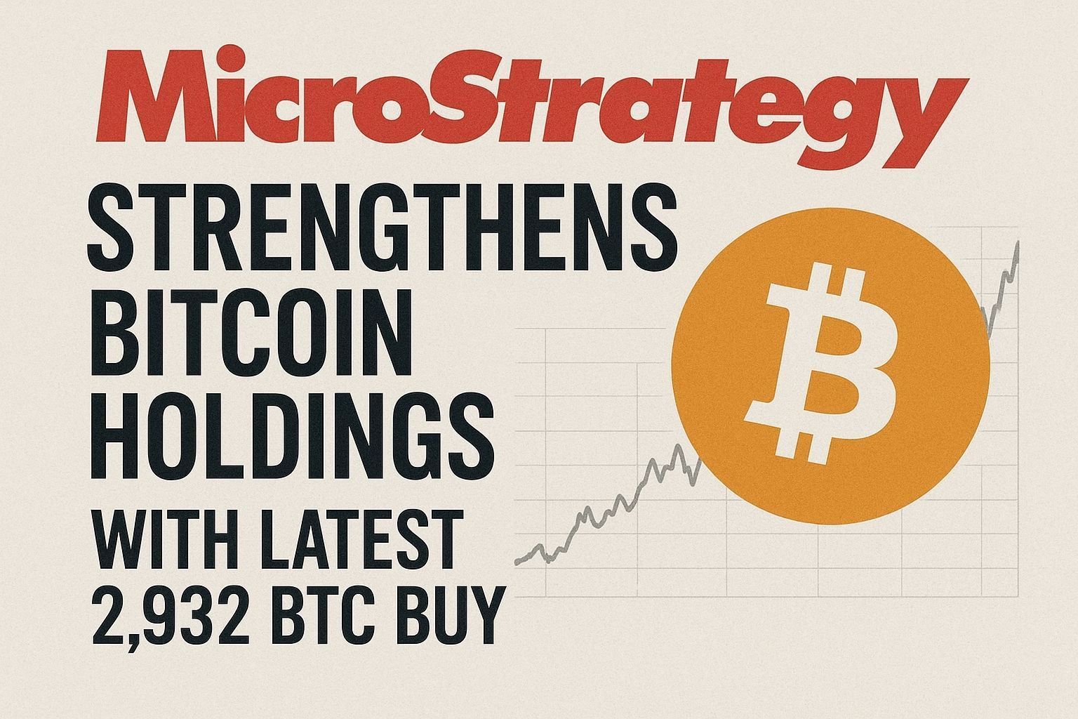 MicroStrategy Strengthens Bitcoin Holdings with Latest 2,932 BTC Buy