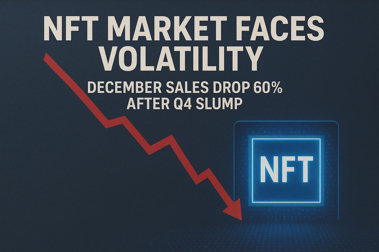 NFT Market Faces Volatility: December Sales Drop 60% After Q4 Slump