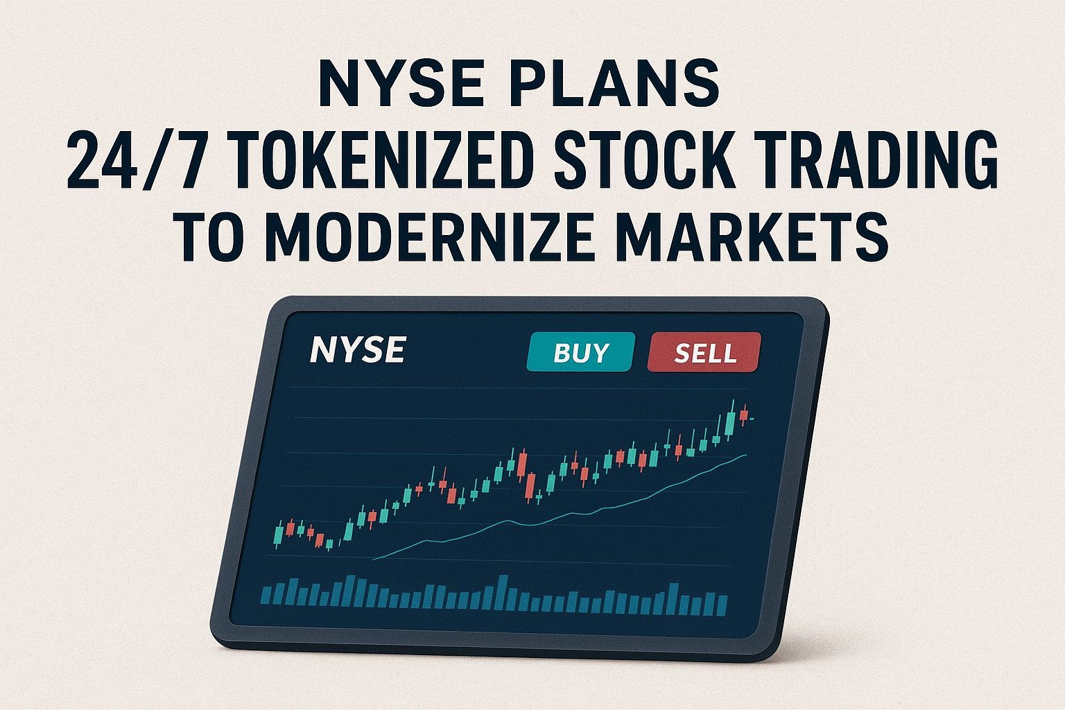 NYSE Plans 24/7 Tokenized Stock Trading to Modernize Markets