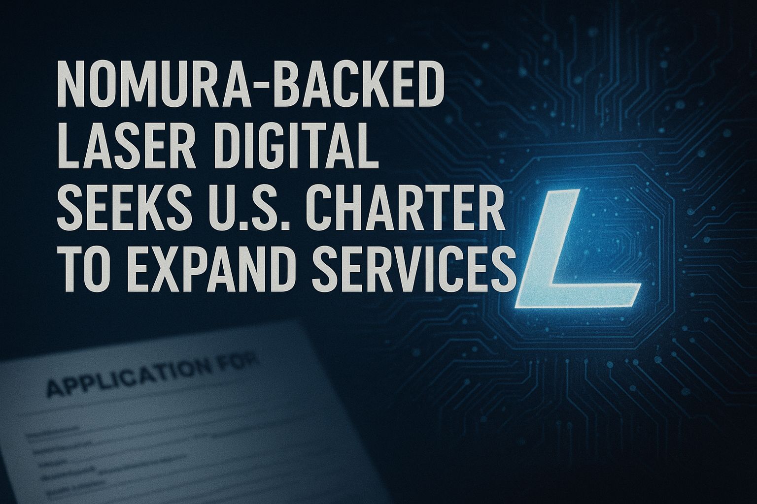 Nomura-Backed Laser Digital Seeks U.S. Charter to Expand Services