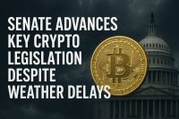 Senate Advances Key Crypto Legislation Despite Weather Delays