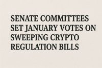 Senate Committees Set January Votes on Sweeping Crypto Regulation Bills