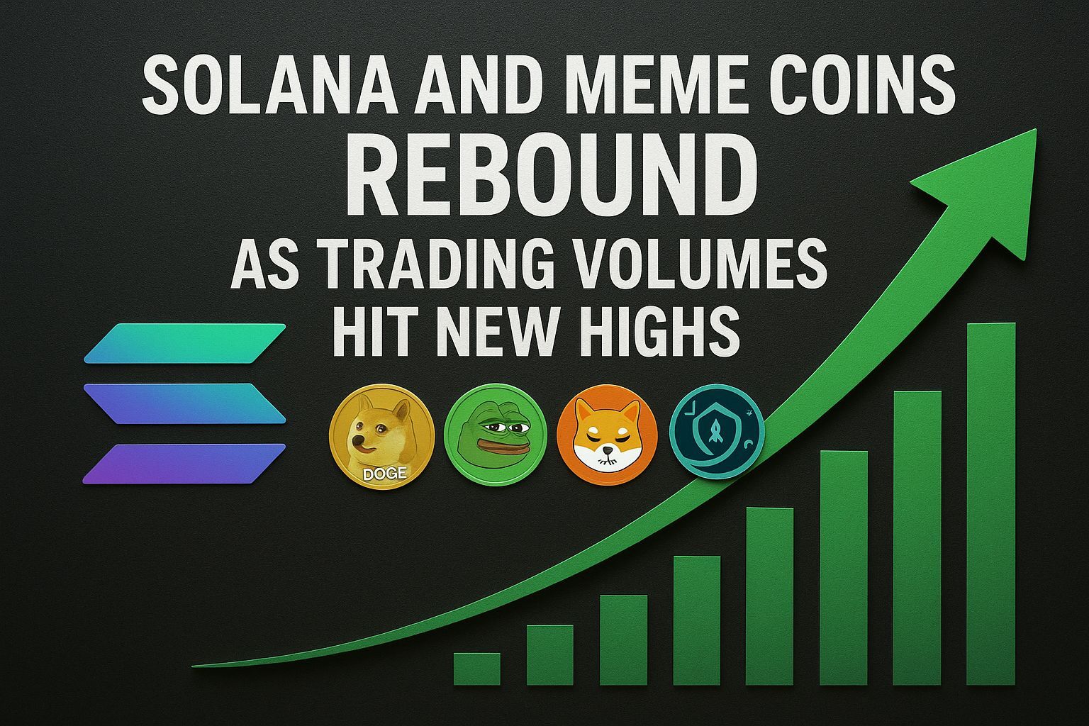 Solana and Meme Coins Rebound as Trading Volumes Hit New Highs