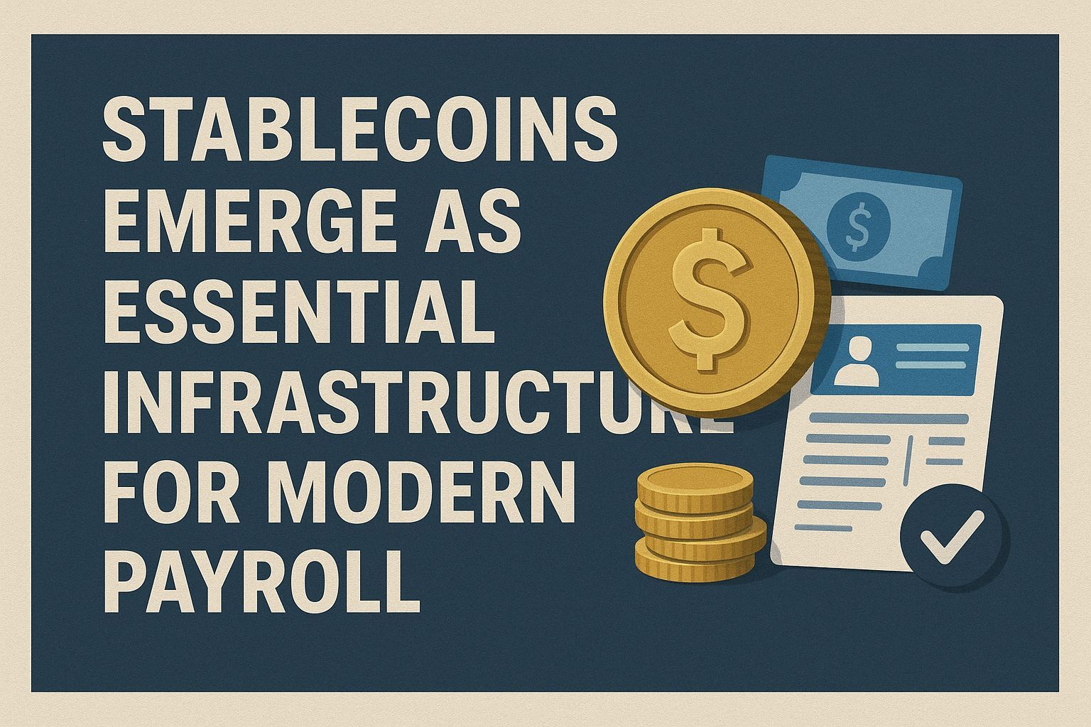 Stablecoins Emerge as Essential Infrastructure for Modern Payroll