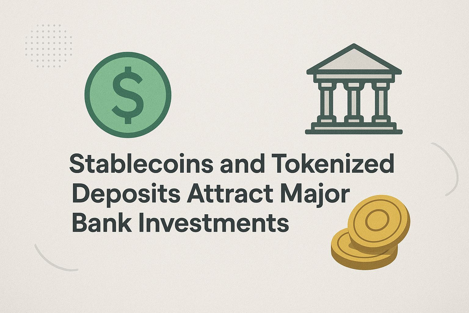 Stablecoins and Tokenized Deposits Attract Major Bank Investments