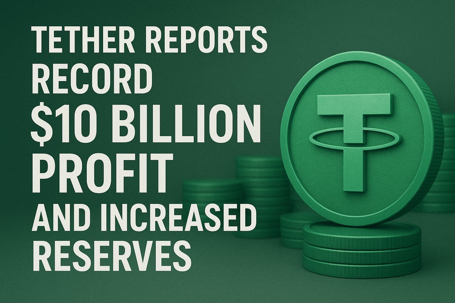 Tether Reports Record $10 Billion Profit and Increased Reserves