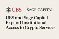 UBS and Sage Capital Expand Institutional Access to Crypto Services
