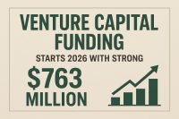 Venture Capital Funding Starts 2026 with Strong $763 Million Inflow
