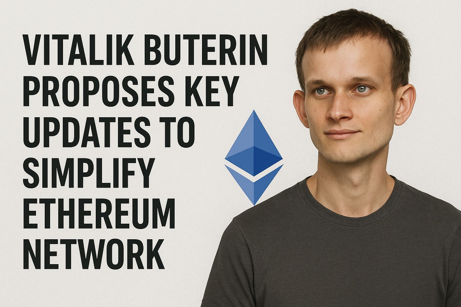 Vitalik Buterin Proposes Key Updates to Simplify Ethereum Network