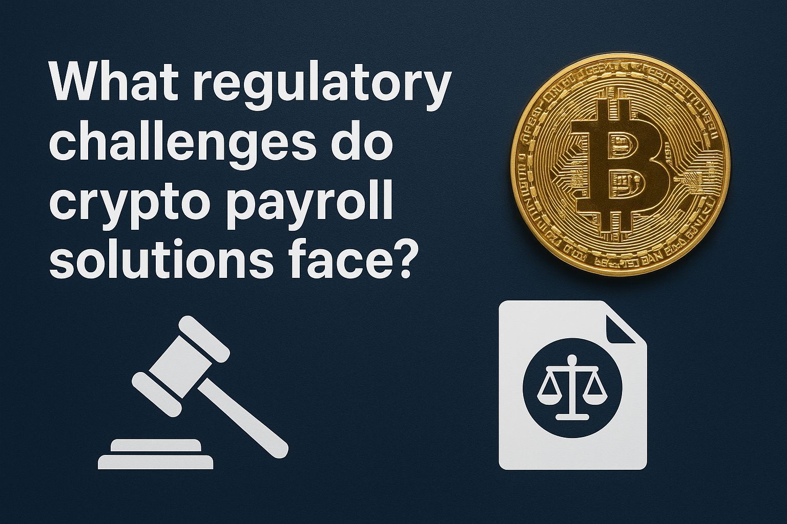 What Regulatory Challenges Do Crypto Payroll Solutions Face?