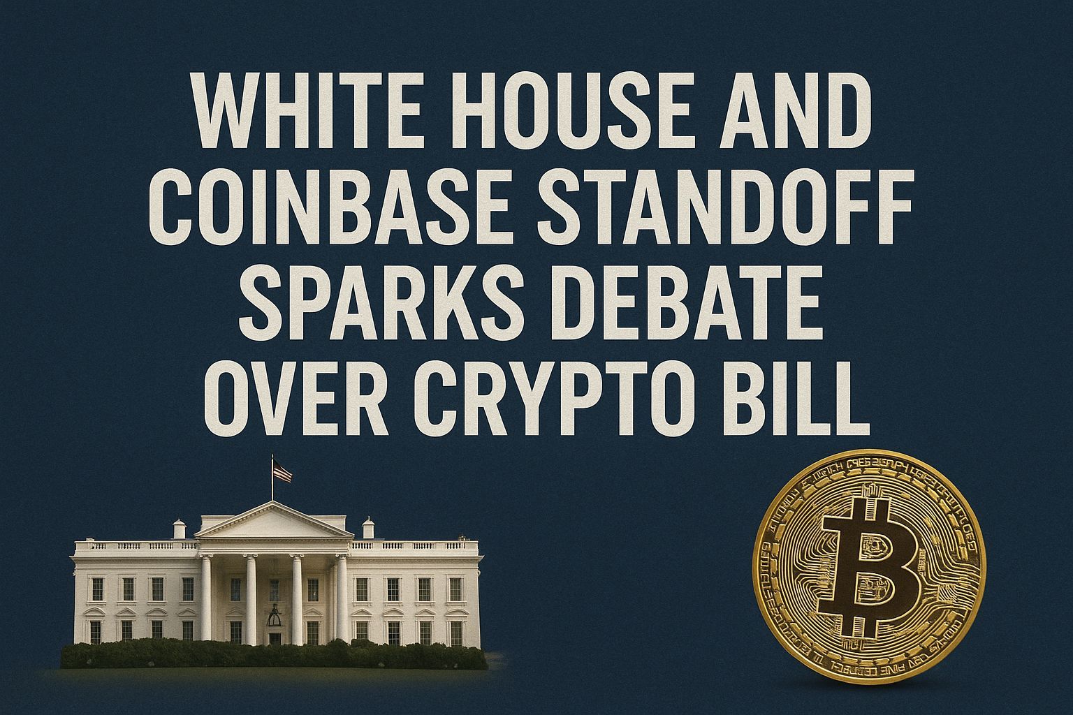 White House and Coinbase standoff sparks debate over crypto bill