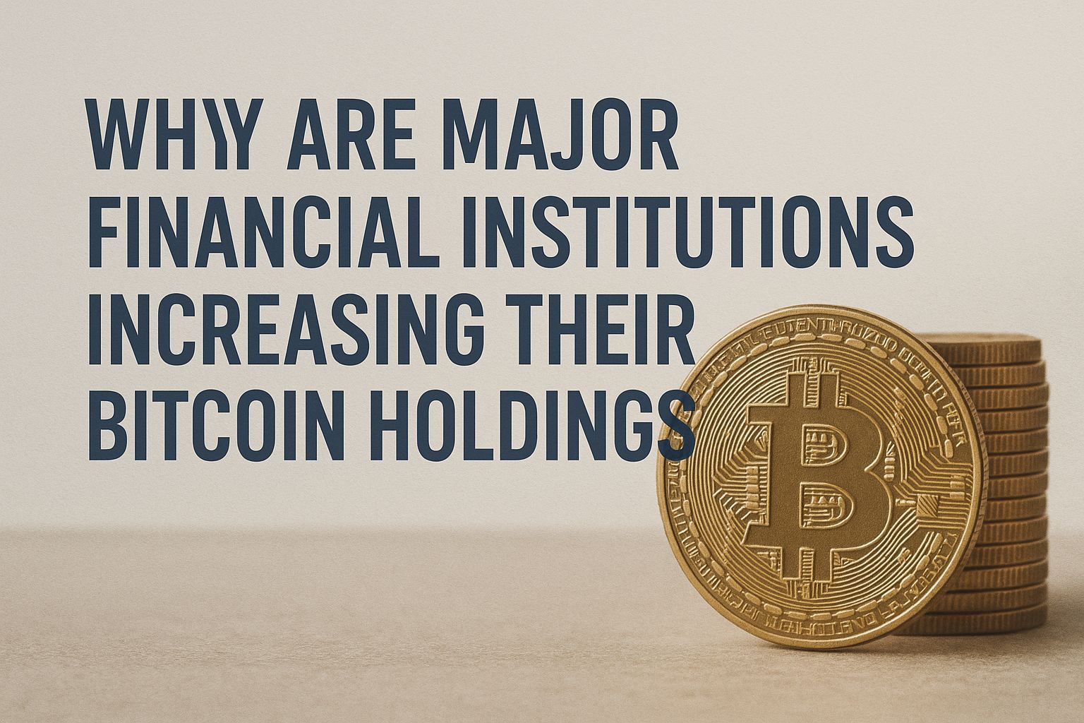 Why Are Major Financial Institutions Increasing Their Bitcoin Holdings?