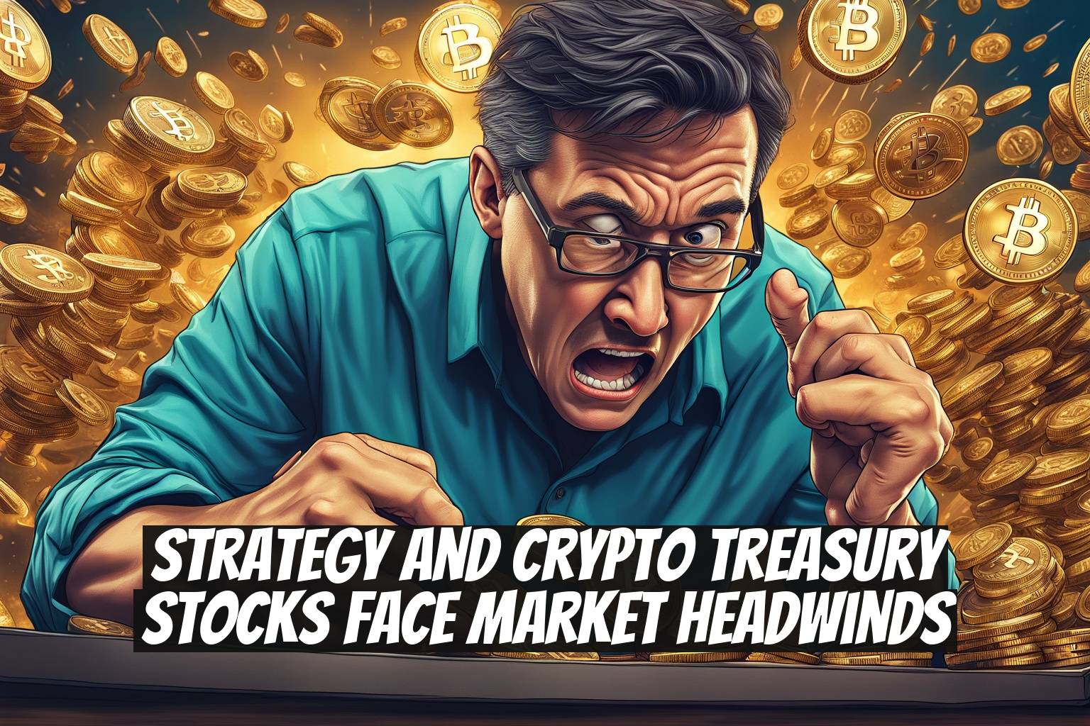 Strategy and Crypto Treasury Stocks Face Market Headwinds