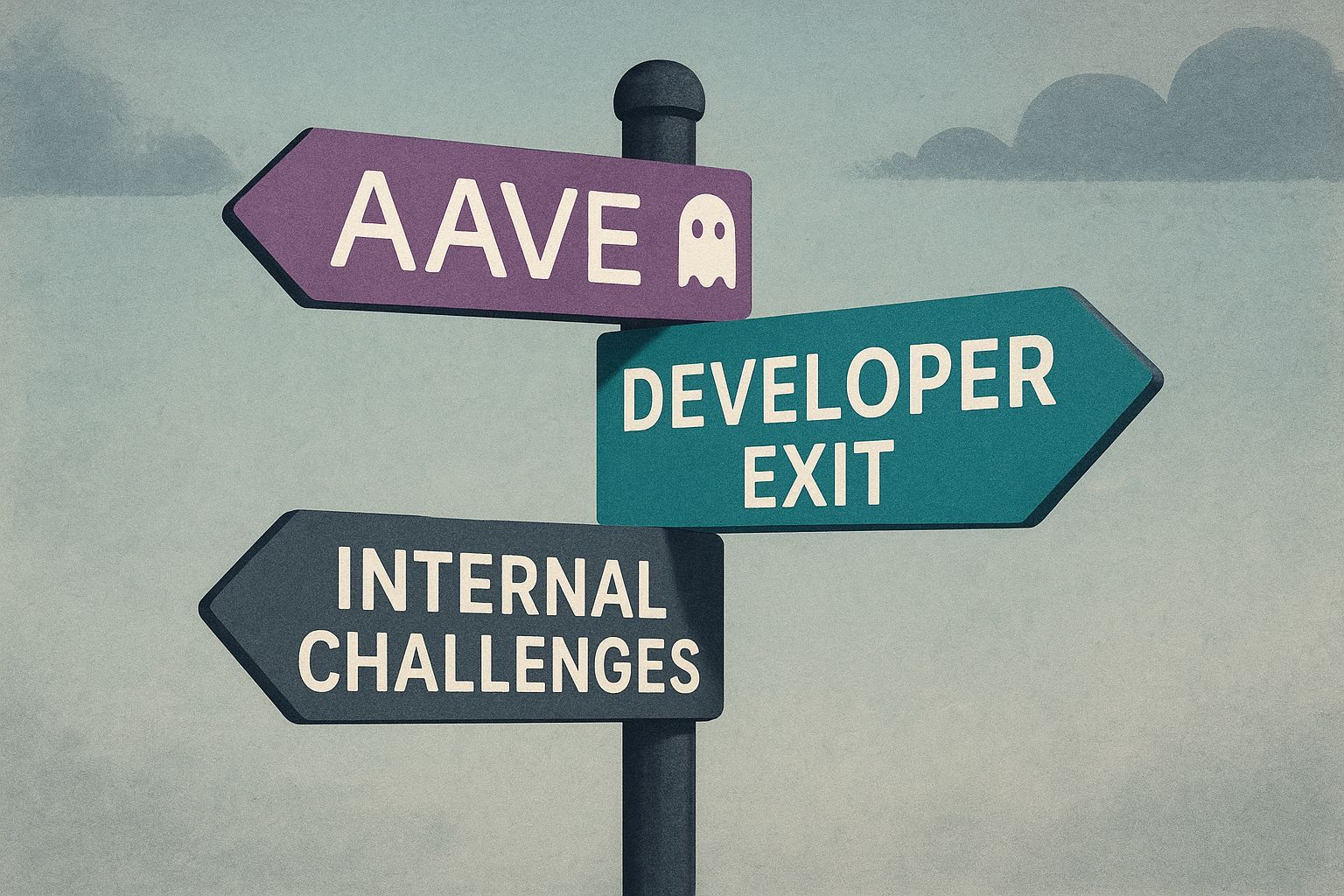 Aave Developer Exit Signals Internal Challenges