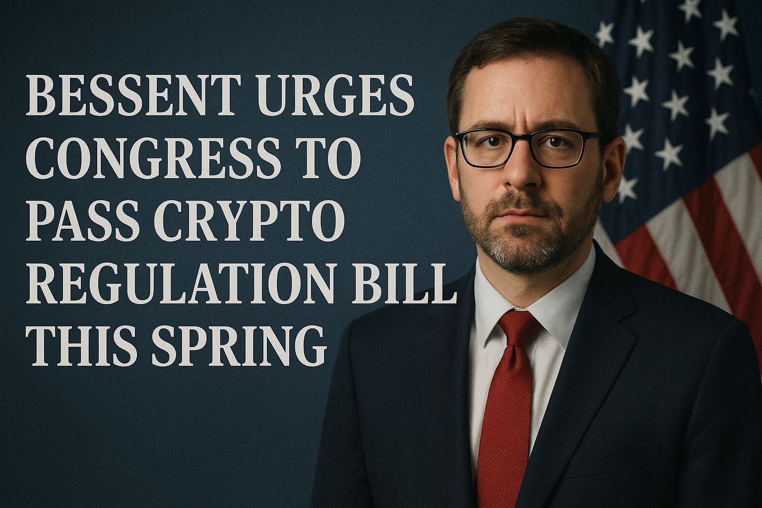 Bessent urges Congress to pass crypto regulation bill this spring