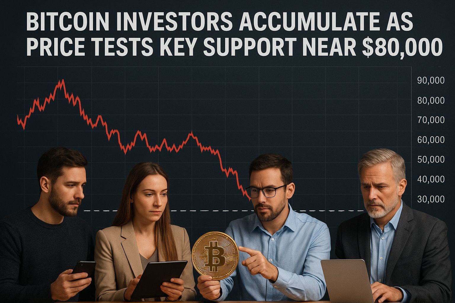 Bitcoin Investors Accumulate as Price Tests Key Support Near $80,000