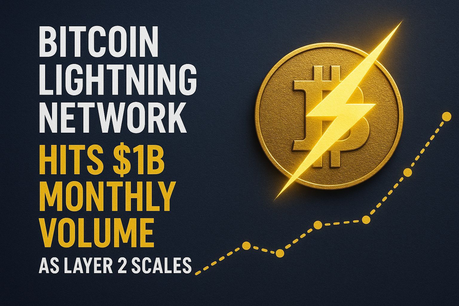 Bitcoin Lightning Network Hits $1B Monthly Volume as Layer-2 Scales