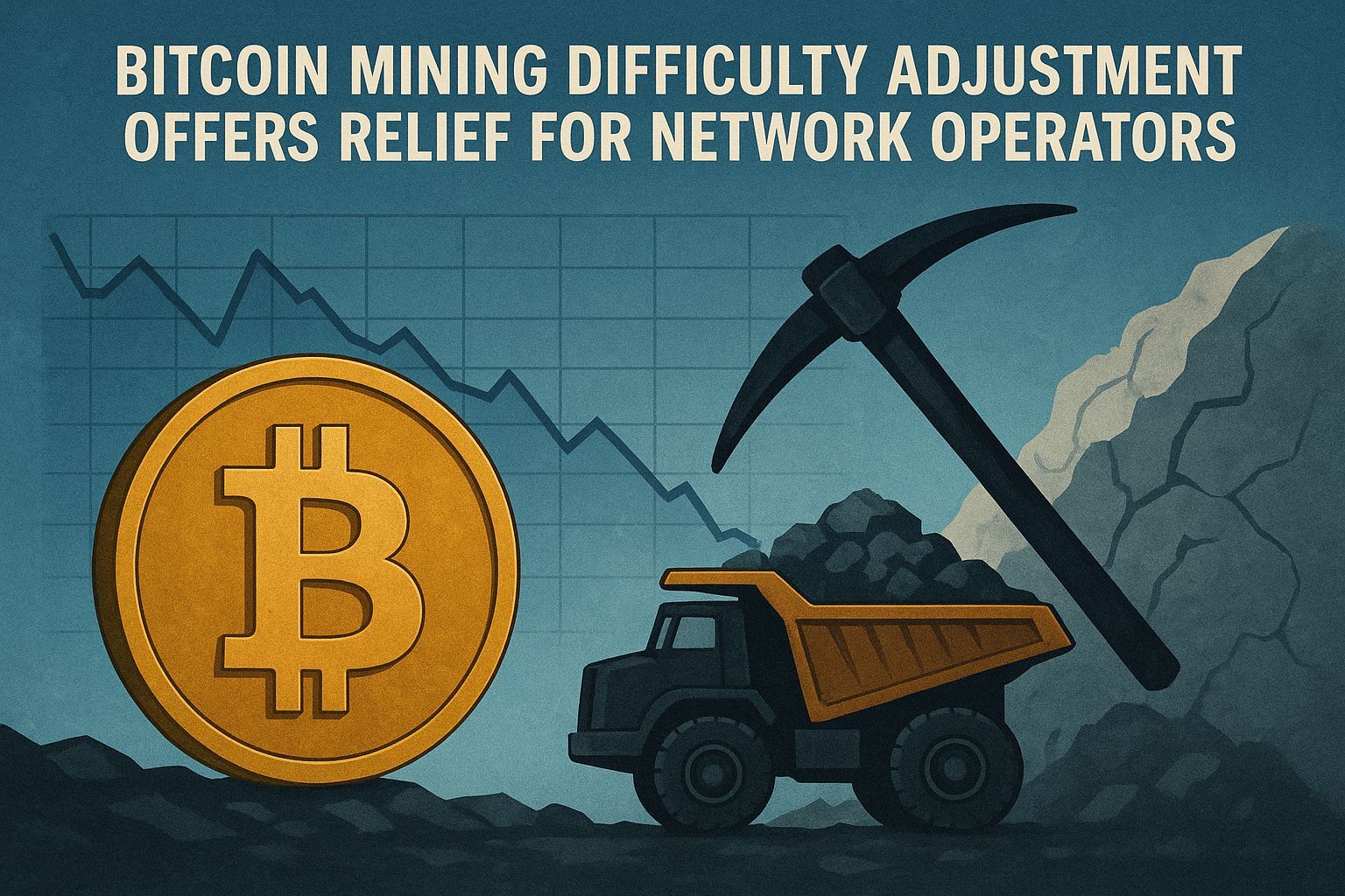 Bitcoin Mining Difficulty Adjustment Offers Relief for Network Operators