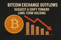 Bitcoin exchange outflows suggest a shift toward long-term holding