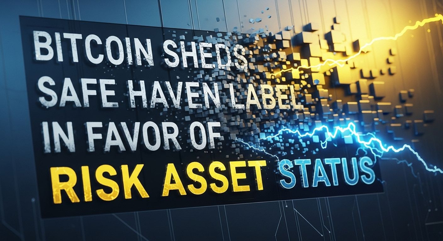 Bitcoin sheds safe-haven label in favor of risk asset status