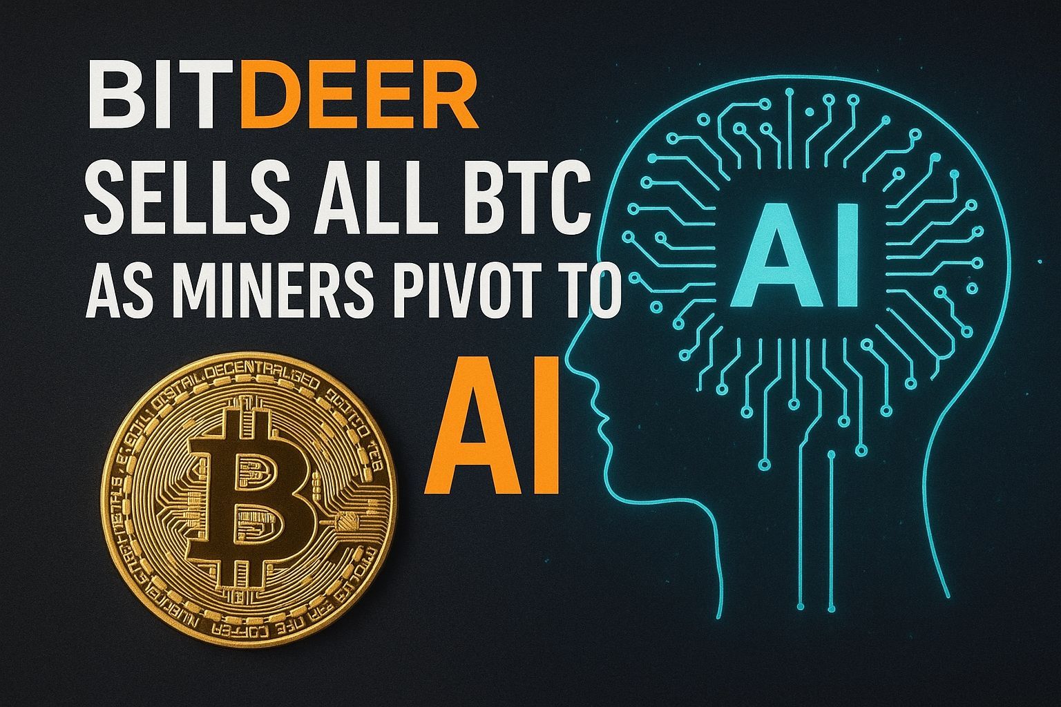 Bitdeer Sells All BTC as Miners Pivot to AI