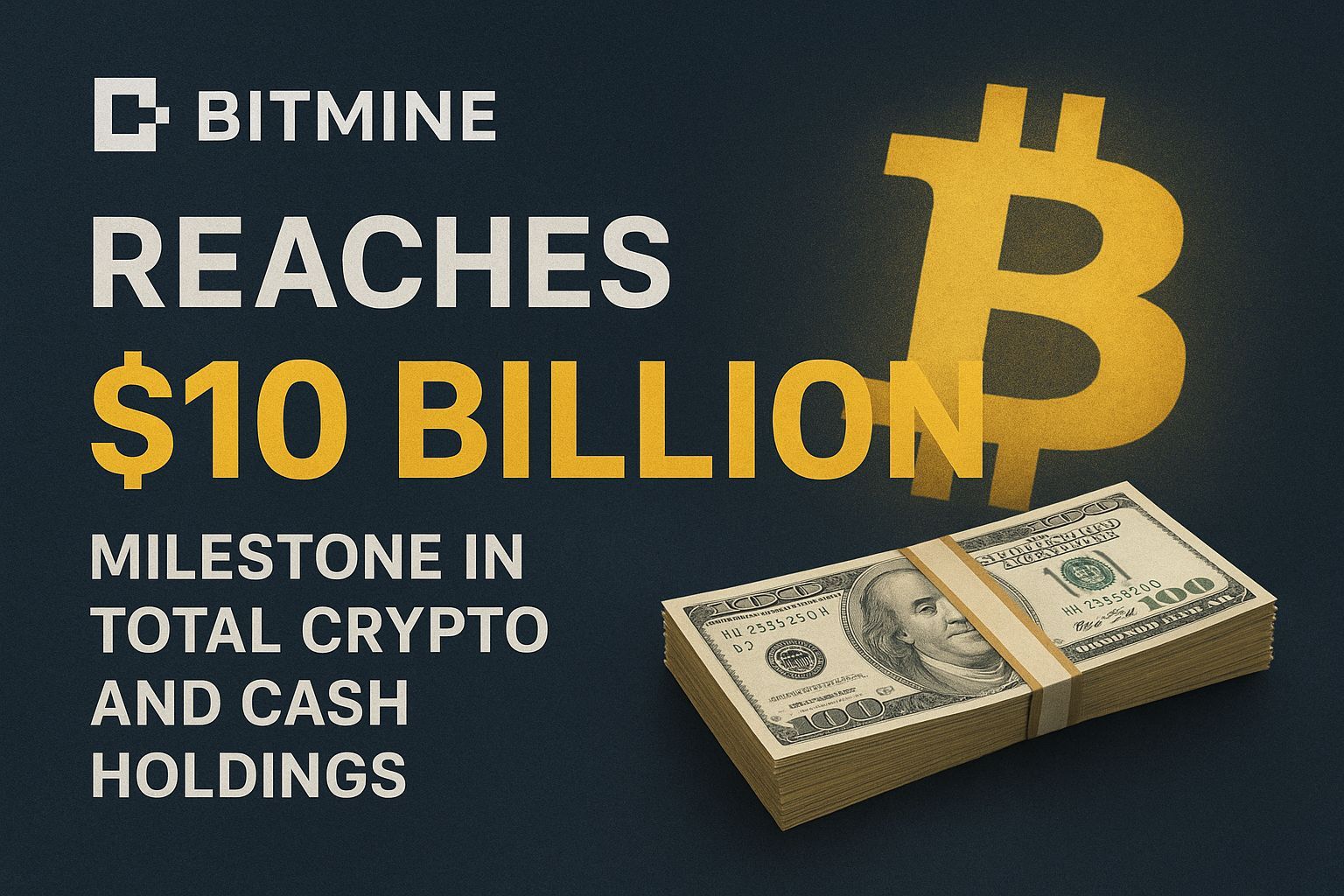 Bitmine reaches $10 billion milestone in total crypto and cash holdings