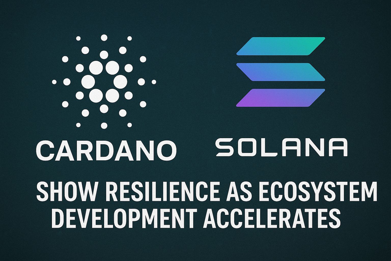 Cardano and Solana Show Resilience as Ecosystem Development Accelerates