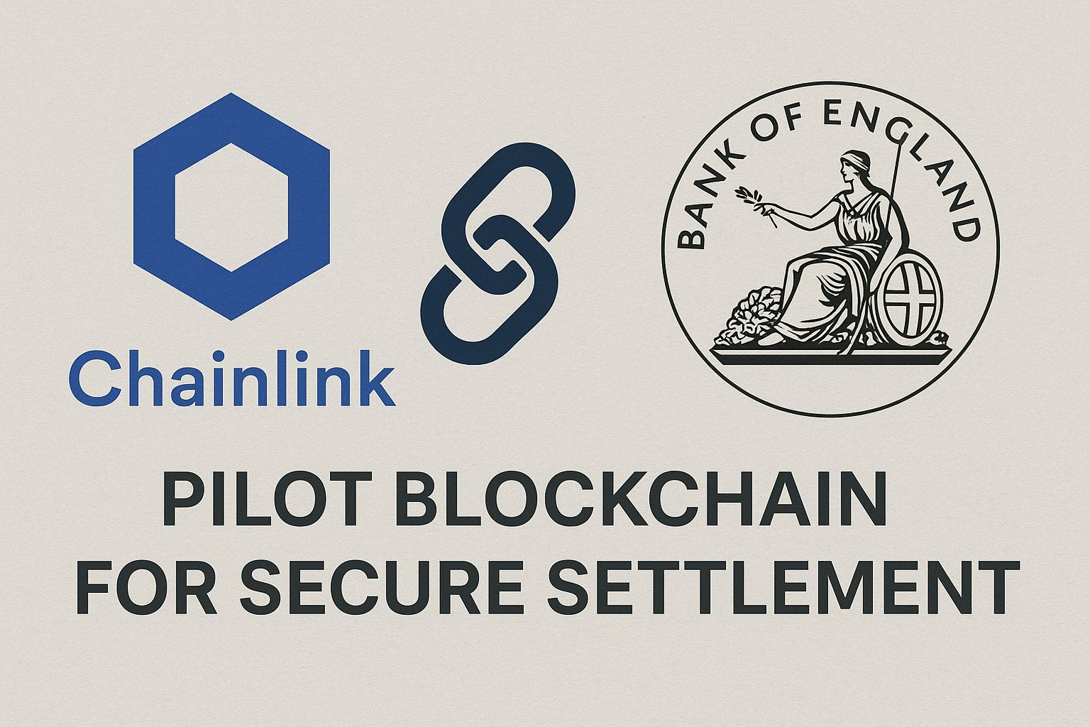 Chainlink and Bank of England pilot blockchain for secure settlement