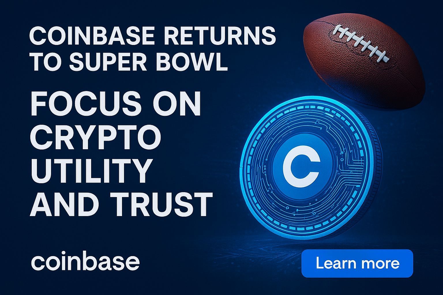 Coinbase Returns to Super Bowl with Focus on Crypto Utility and Trust