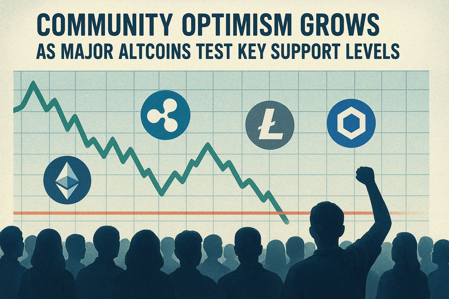 Community Optimism Grows as Major Altcoins Test Key Support Levels