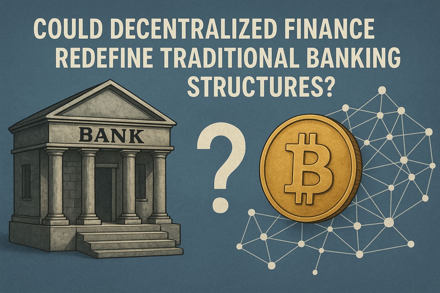 Could decentralized finance redefine traditional banking structures?