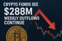 Crypto Funds See $288M Weekly Outflows Continue