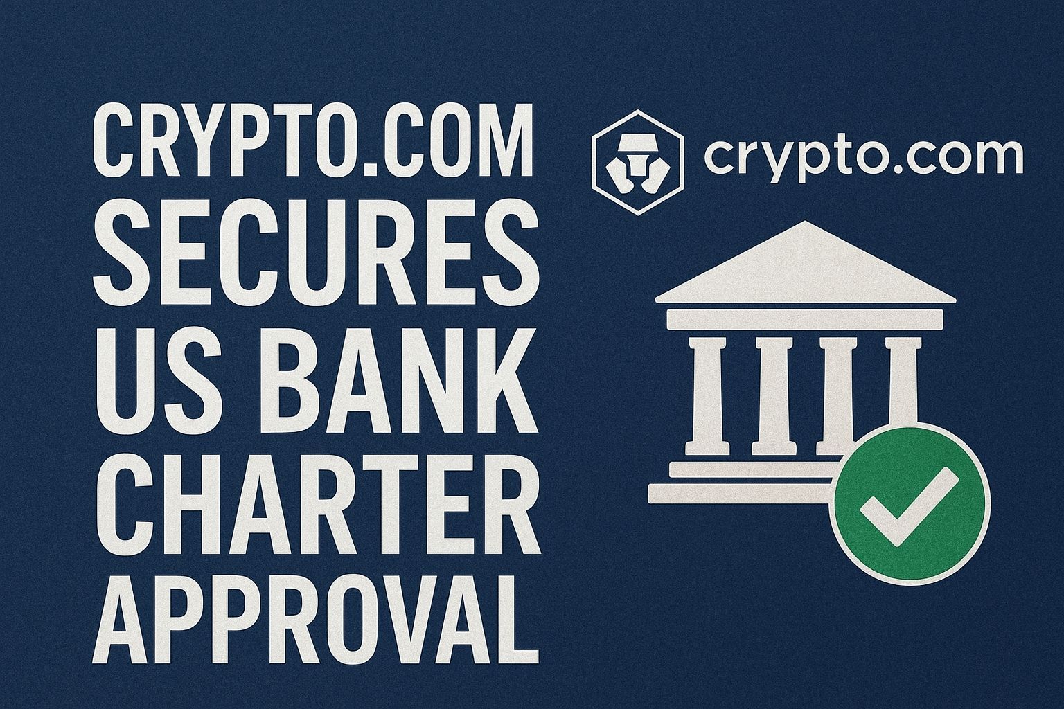 Crypto.com Secures US Bank Charter Approval