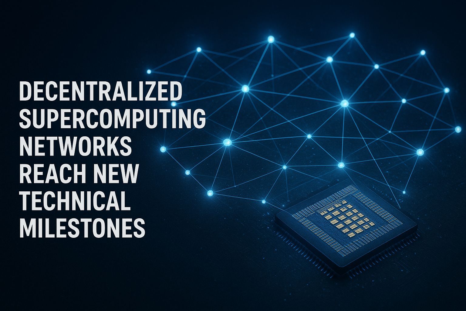 Decentralized Supercomputing Networks Reach New Technical Milestones