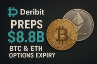 Deribit preps $8.8B BTC-ETH options expiry
